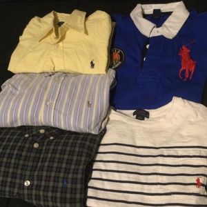 Bundle Polo Ralph Lauren Boys Shirt 14-16